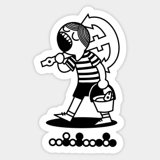 Anchor boy Sticker